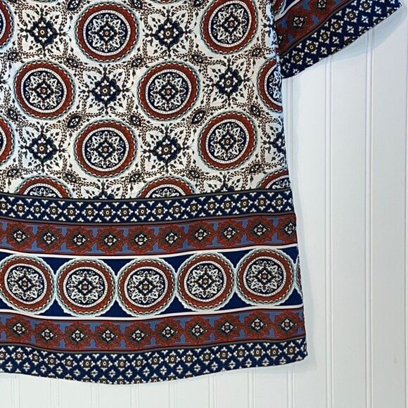 Bebop Womens XS Paisley Be You Be Free 3/4 Sleeve Casual Shift Dress XS - Picture 9 of 10